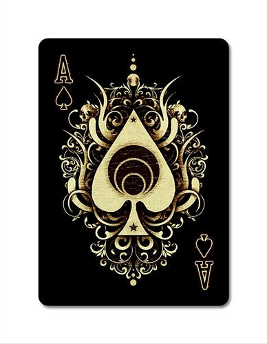Karnival earthtone9 Playing Cards  - bigblindmedia.com Ace Of Spades