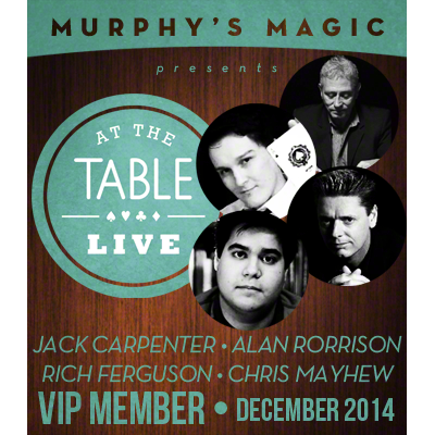 Live At The Table - December 2014 V.I.P Pass!