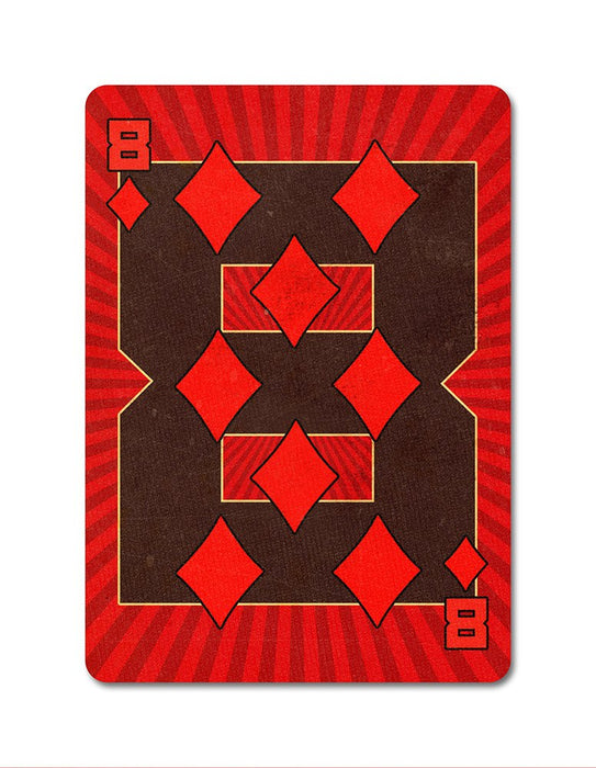 Karnival 1984 Playing Cards - bigblindmedia.com 8 of Diamonds