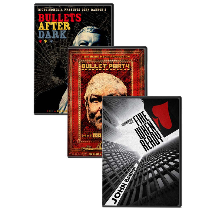 The Bullet Trilogy by John Bannon Bundle Boxset - 3xDVD Bundle