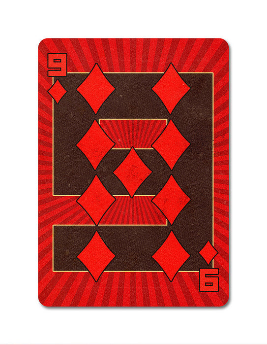 Karnival 1984 Playing Cards - bigblindmedia.com 9 of Diamonds