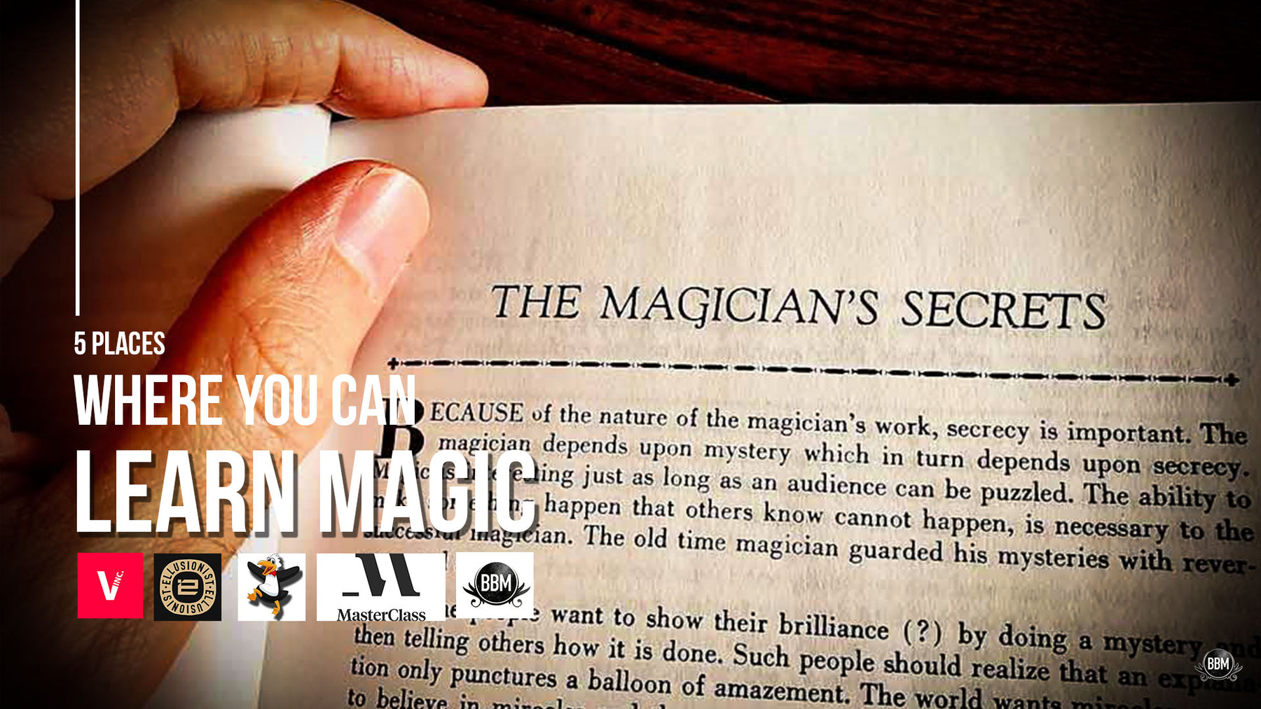 5 Place where you can learn magic tricks online