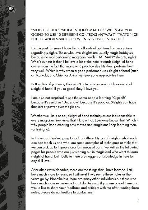 A Guide To Card Sleights - Free eBook