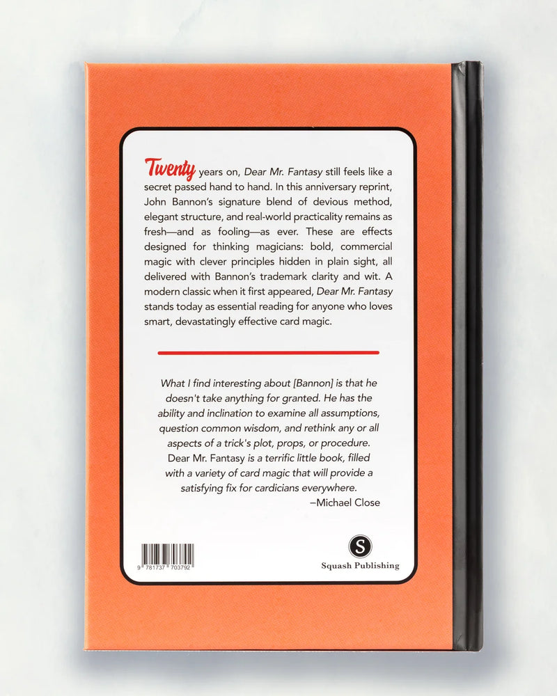 Dear Mr Fantasy by John Bannon - Hardbacked Book