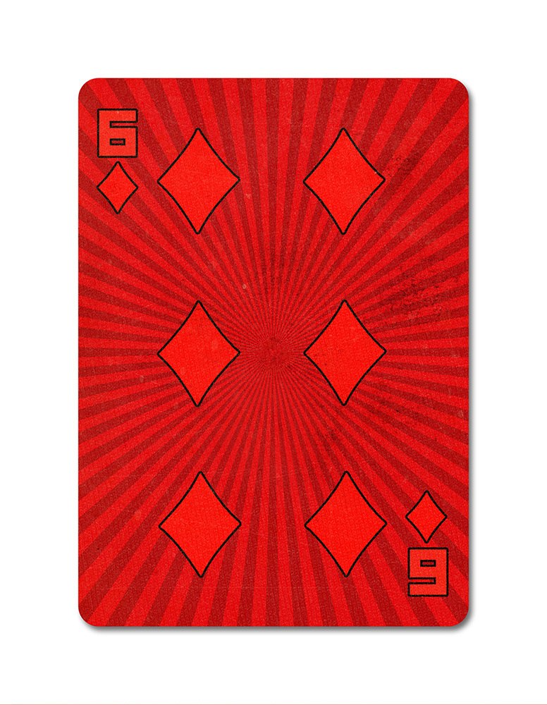 Karnival 1984 Playing Cards - bigblindmedia.com 6 of Diamonds