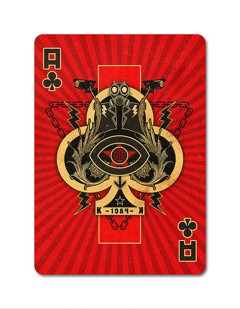 Karnival 1984 Playing Cards - bigblindmedia.com Ace Of Clubs