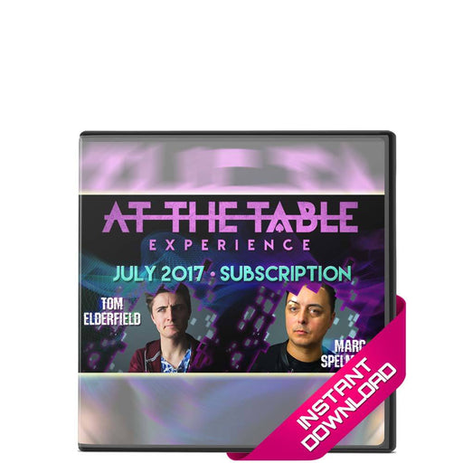 JULY 2017 - AT THE TABLE LIVE LECTURES