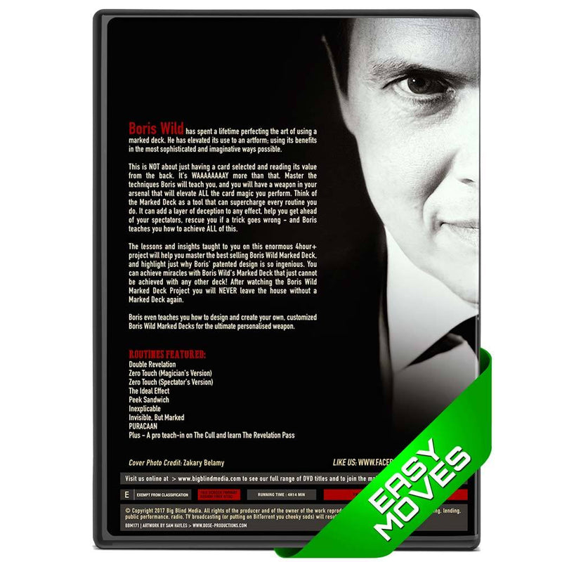 Boris Wild Marked Deck Project - 2 DVD Set