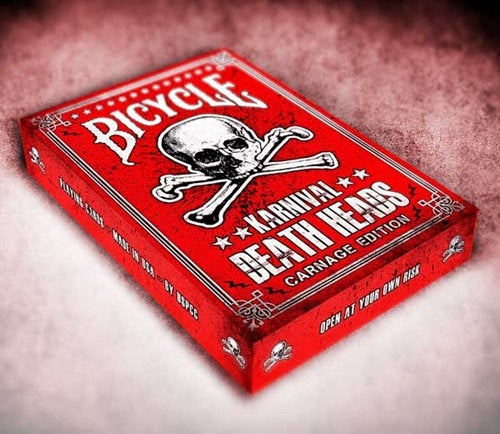 Karnival Death Heads Carnage Playing Cards - bigblindmedia.com 3d Case