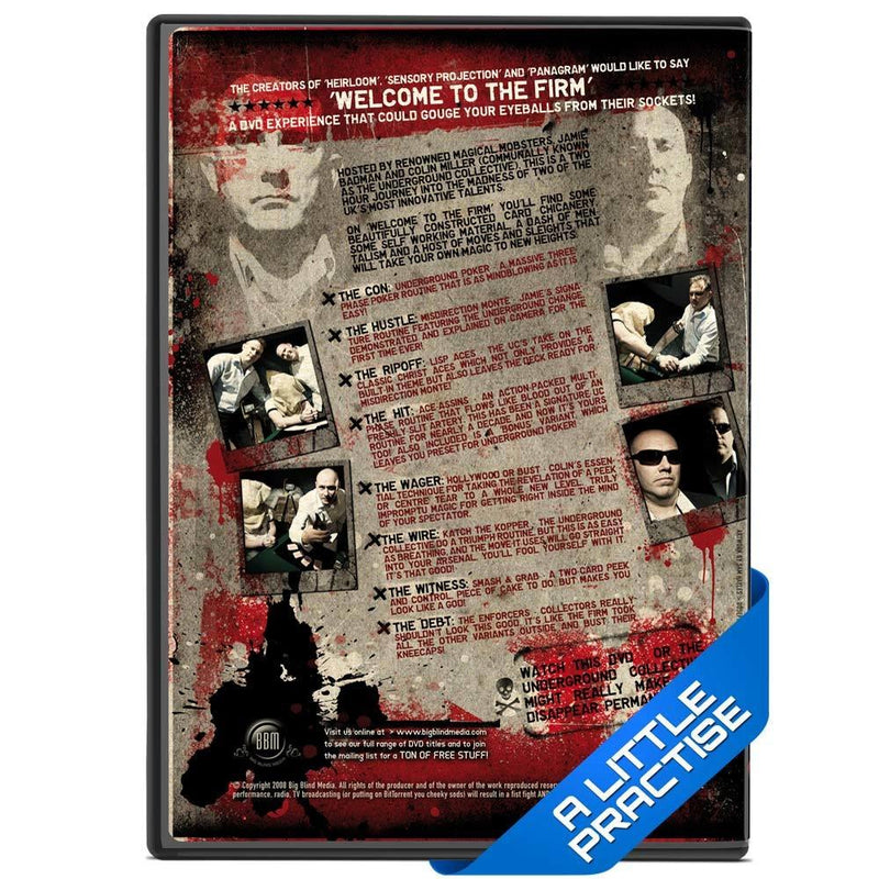 Welcome To The Firm - Jamie Badman / Colin Miller