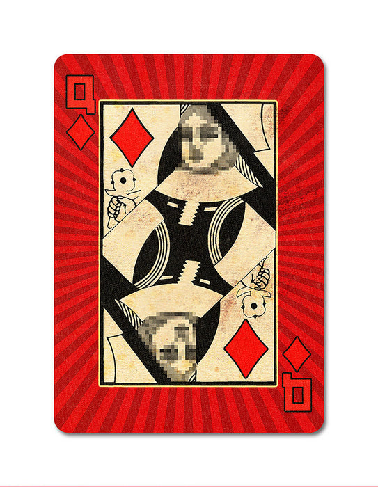 Karnival 1984 Playing Cards - bigblindmedia.com Queen Of Diamonds