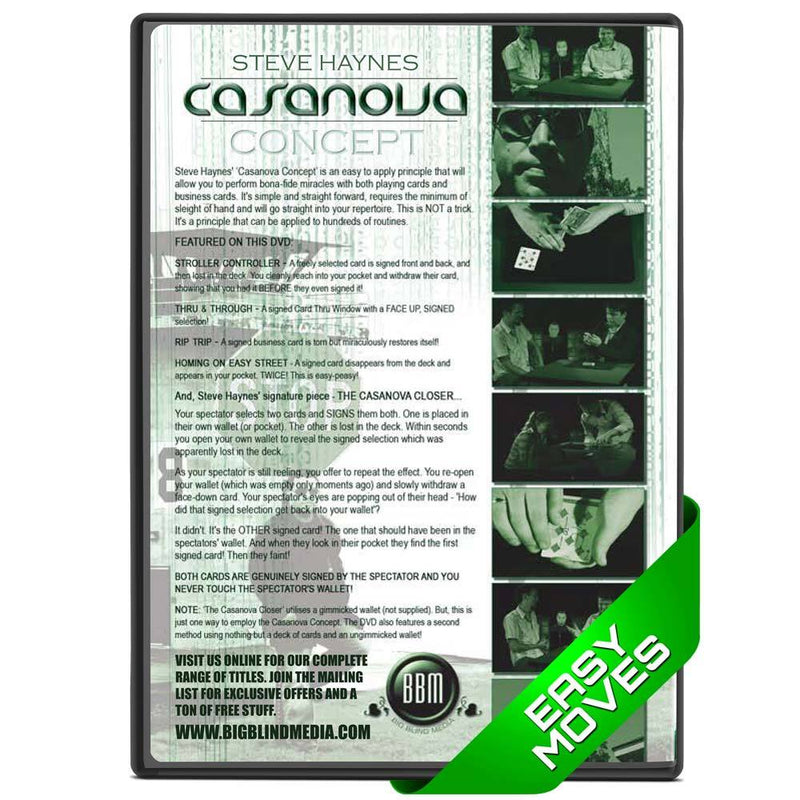 Casanova Concept - Steve Haynes