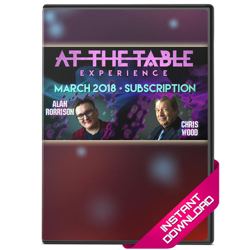 At The Table Live Lectures March 2018 - Alan Morrison and Chris Wood - bigblindmedia.com