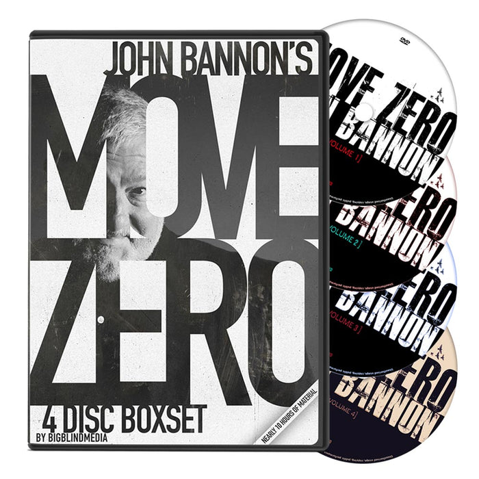Move Zero Boxset by John Bannon - Volumes 1, 2 , 3 & 4