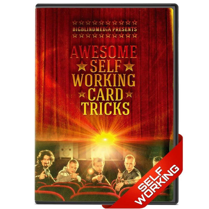 Awesome Self Working Card Tricks - bigblindmedia.com DVD Front