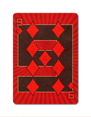 Karnival 1984 Playing Cards - bigblindmedia.com 9 of Diamonds