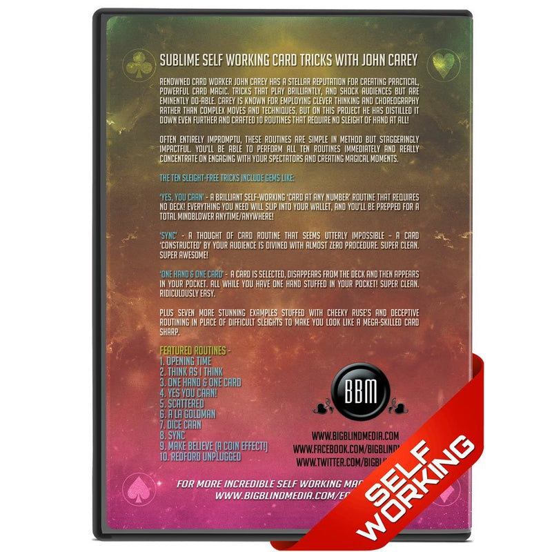 Sublime Self Working Card Tricks by John Carey