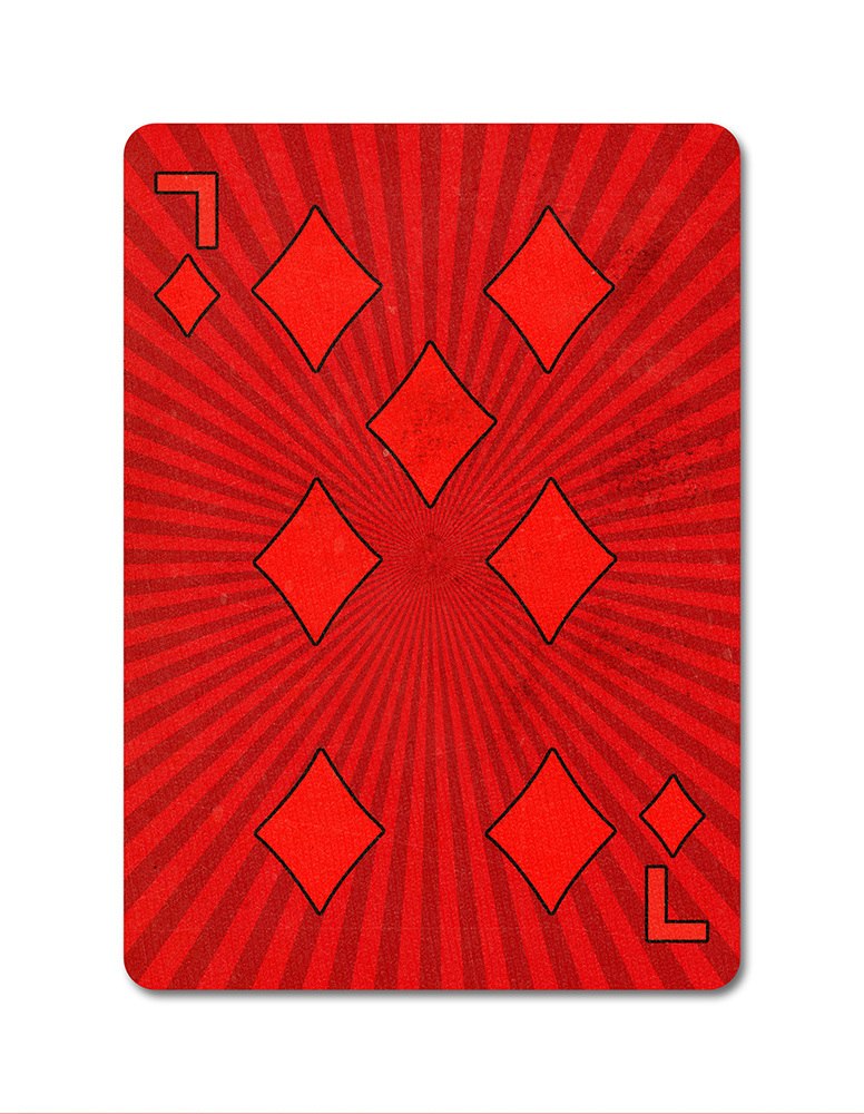 Karnival 1984 Playing Cards - bigblindmedia.com 7 of Diamonds