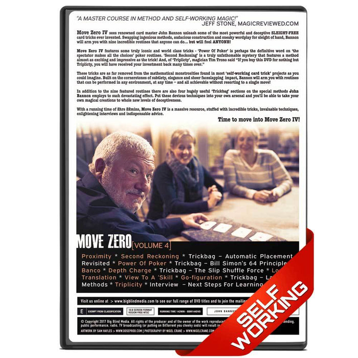 Move Zero Vol 4 by John Bannon - bigblindmedia.com DVD Back