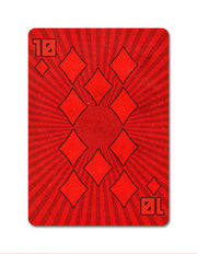 Karnival 1984 Playing Cards - bigblindmedia.com 10 of Diamonds