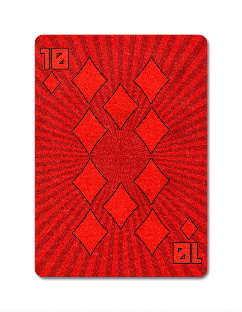 Karnival 1984 Playing Cards - bigblindmedia.com 10 of Diamonds