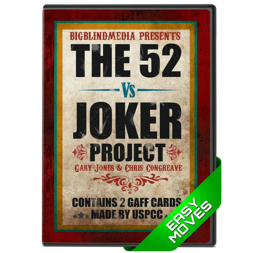 52 vs Joker DVD (with 2 gaff cards) - Gary Jones and Chris Congreave