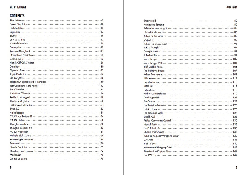 Me, My Cards and I by John Carey eBook