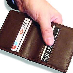 The Scam Wallet - Leather Switch / Index Wallet, booklet, DVD and eBook